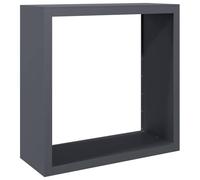 vidaXL Rastrelliera per Legna da Ardere Antracite 100x40x100cm Acciaio, Porta Legna, portalegna da Esterno, portalegna da Interno, Porta ceppi