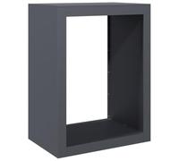 vidaXL Rastrelliera per Legna da Ardere Antracite 60x40x80 cm Acciaio, Porta Legna, portalegna da Esterno, portalegna da Interno, Porta ceppi