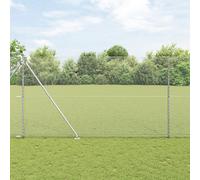 vidaXL Recinto Esagonale 1.6x50 m Acciaio Zincato