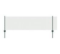 vidaXL Posti per Recinto 5 pz U-Channel Verde 100 cm in Acciaio, Recinto Esagonale Verde 0.6x10 m in Acciaio