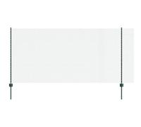 vidaXL Recinzione metallica saldata con pali da 22 U, in acciaio, 1,2 x 50 m, durevole e resistente ai raggi UV, perfetta per esterni, metallo, facile montaggio, soluzione moderna
