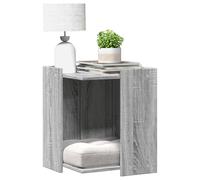 vidaXL Recinto Lettiera Gatti Grigio Sonoma 60x40x40 cm in Truciolato