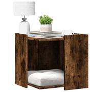 vidaXL Recinto Lettiera Gatti Rovere Fumo 53x53x51 cm in Truciolato