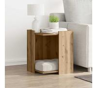 vidaXL Recinto Lettiera Rovere Artigianale 42x42x51 cm in Truciolato