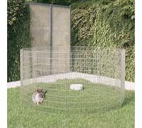 vidaXL Recinto per animali all'aperto 12 pannelli 54x100 cm