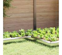 vidaXL Recinto per lumache 4 pcs Argento 10 x 10 x 25 cm