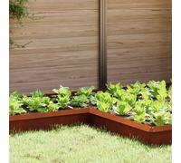 vidaXL Recinto per lumache Ruggine 10 x 10 x 25 cm