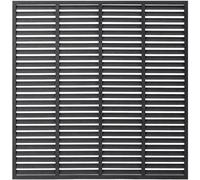 Recinzione a Persiana in WPC 180x180 cm Grigia