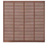 vidaXL Recinzione a Persiana in WPC 180x180 cm Marrone