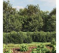vidaXL Recinzione a Rete con Picchetti Ancoraggio Antracite 2,2x25 m