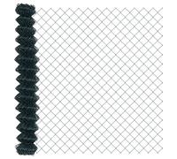 vidaXL Recinzione a rete metallica Verde 10 x 1,6 m Acciaio