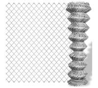 vidaXL - Recinzione A Rete Zincata 25 X 1,5 M
