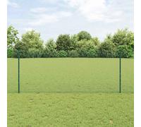 vidaXL Set di 2 recinzioni da giardino in rete per galline, colore: verde