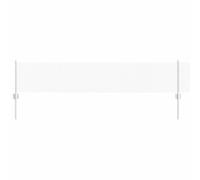 vidaXL Recinzione con Posto Argento 0,4 x 10 m Acciaio, Recinzione da Giardino Regolabile, Schermatura Moderna, Divisore Resistente per Spazi Esterni