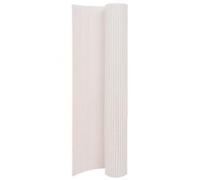 vidaXL Recinzione da Giardino a Doppio Lato 110x500 cm Bianca