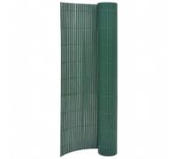 vidaXL Recinzione da Giardino a Doppio Lato 110x500 cm Verde