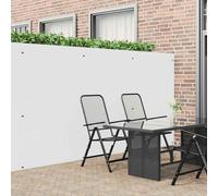 vidaXL Recinzione da Giardino Bifacciale Bianca 1,8x3 m in PVC