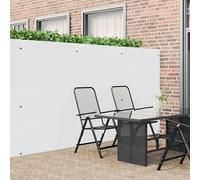 vidaXL Recinzione da Giardino Bifacciale Bianca 1,8x5 m in PVC