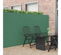 vidaXL Recinzione da Giardino Bifacciale Verde 1,8x3 m in PVC