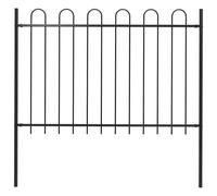 vidaXL Recinzione da Giardino BOXTEL Parte ad Anello 170x120 cm Nero