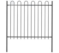 vidaXL Recinzione da Giardino BOXTEL Parte ad Anello 170x150 cm Nero