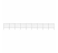 AX Recinto 15.3x2m Nero 9Pannelli Punta Lancia Telaio 10 Pali Perimetrale 277637
