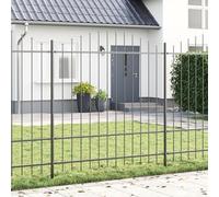 vidaXL Grande Recinzione per Privacy Moderna 1,7M Alta e 2,15M Lunga Resistente Acciaio Verniciato a Polvere Resistente ai Raggi UV Ideale per Sicurezza Pannelli da Giardino Barriera Recinzione Cortil