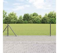 vidaXL Recinzione esagonale con base in cemento 100 x 0,4 m Grigio