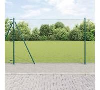 Recinzione esagonale con base in cemento 100 x 1,6 m Verde Rete