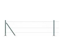 vidaXL Recinzione Esagonale in Verde | Durevole Acciaio Verniciato a Polvere Facile Montaggio con Base Fissa in Cemento Kit di Recinzione Completo Sicurezza Esterna Barriera Giardino