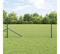 vidaXL Recinzione Esagonale Verde 0.5x10 m Acciaio