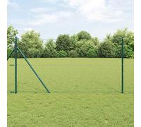 vidaXL Recinzione Esagonale Verde 1,2x10 m Acciaio