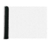 vidaxl Recinzione esagonale verde in acciaio zincato, rivestimento in PVC, 1,4 x 10 m, perimetro da giardino moderno, recinzione a barriera, bordo decorativo