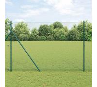 vidaXL Recinzione Esagonale Verde 1,6 x 25 m PVC