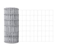 vidaXL Recinzione Euro Argento 0.6 x 10 m Acciaio zincato a caldo