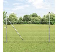 vidaXL Recinzione Euro Argento 1.6 x 10 m Acciaio zincato a caldo