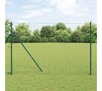 vidaXL Recinzione Euro Verde 1.5x10 m Acciaio
