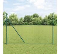 vidaXL Recinzione Euro Verde 1.5x10 m in Acciaio