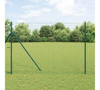 vidaXL Recinzione Euro Verde 1.6 x 10 m Ferro rivestito in PVC