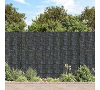 vidaXL Recinzione Frangivento 4 pz in PVC 35x0,19m Grigio