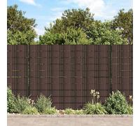 vidaXL Recinzione Frangivento 4 pz in PVC 35x0,19m Marrone