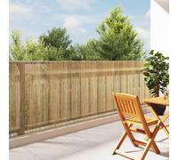 vidaXL Pannello di Recinzione in bambù Schermo di Privacy Materiale Resistente ai Raggi UV Ideale per Balconi Giardini Texture Liscia Estetica Naturale Soluzione per Recinzioni da Esterno 600 X 12