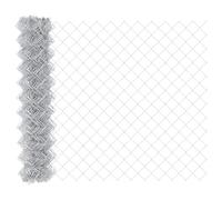 vidaXL Recinzione in Filo Metallico Grigio 1 x 10m in Acciaio Zincato | Barriera Esterna Resistente ai UV con Design Geometrico per Un Giardino Durevole, Separatore di Terrazzo e Limite per Il Paesag