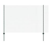 vidaXL Set di recinzione in filo saldato verde | recinzione resistente ai raggi UV 25 x 1,6 m ideale per limiti di proprietà esterne barriera da giardino minimalistica