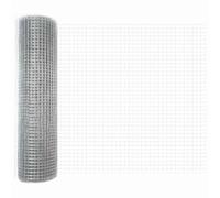 vidaXL Recinzione metallica saldata 0.5x100 m acciaio zincato