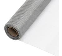 vidaXL Recinzione in Rete in Acciaio Inossidabile 80x2000 cm Argento