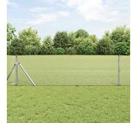 vidaXL Recinzione in rete saldata , 0,4 x 100 m in acciaio zincato.