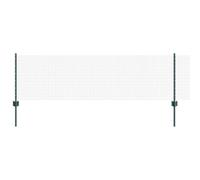 vidaXL Recinzione metallica saldata con 5 post U verde 0.6x10 m acciaio