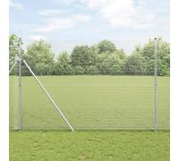 vidaXL Recinzione in Rete Saldato 2500 x 160 cm Argento