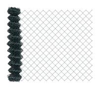 vidaXL Recinzione in Rete Verde di 0.4 x 10 m in Acciaio | Barriera Esterna Resistente ai Raggi UV con Design Geometrico, Ideale per Giardini, Facile da riporre e Perfetta Come divisore per terrazze